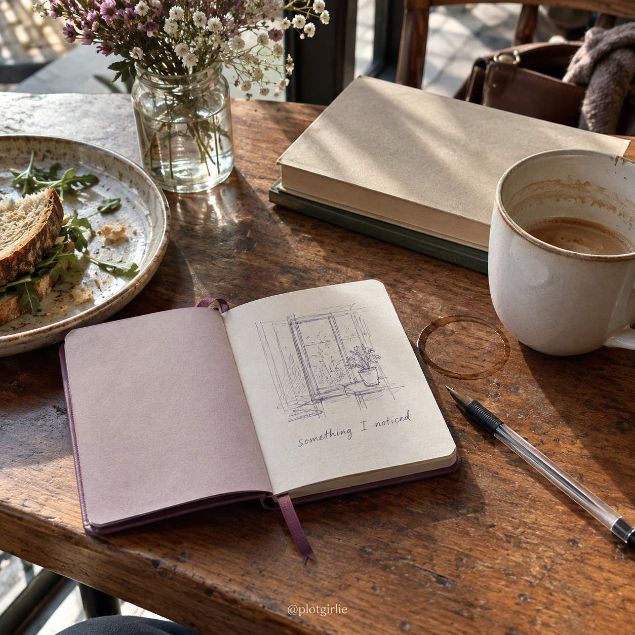 One notebook can hold a slightly untidy life.