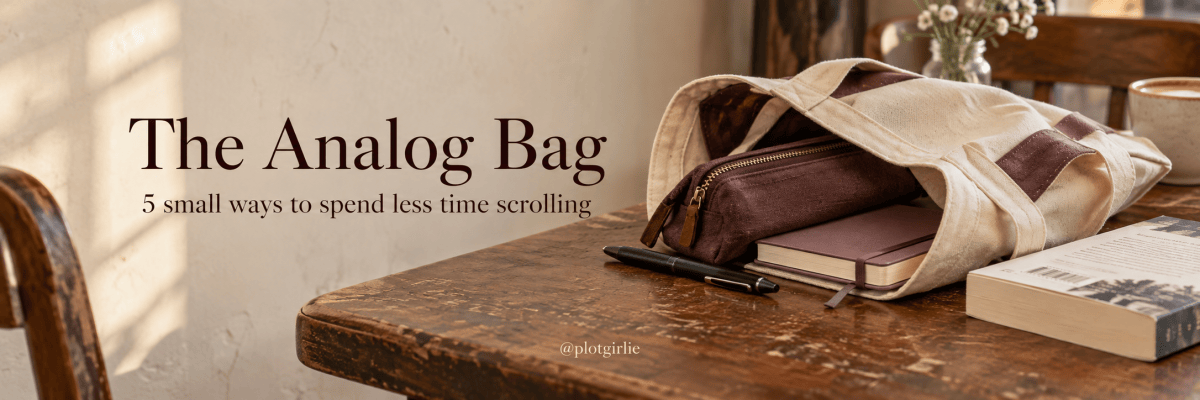 The Book Lover’s Analog Bag: 5 Things to Reach for Instead of Your&nbsp;Phone